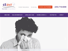 Tablet Screenshot of ct-ent.com